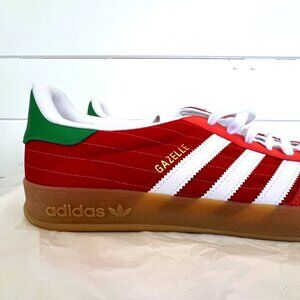 Adidas Gazelle Indoor Olympic Pack - Red gum sole. Men's Sz 11.5
